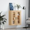 vidaXL Wandschrank Sonoma-Eiche 69,5x34x90 cm 828503 Bild 3