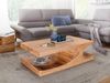 Couchtisch BOHA Massiv-Holz Akazie 118 cm breit Wohnzimmer-Tisch Design dunkel-braun Landhaus-Stil Beistelltisch Bild 3
