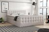 Boxspringbett Schlafzimmerbett ANKER Deluxe 180x200cm in Soro Hellgrau / Speed Bild 2