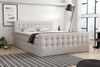 Boxspringbett Schlafzimmerbett ANKER Deluxe 180x200cm in Soro Hellgrau / Speed Bild 1