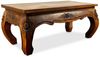 livasia Opiumtisch livasia Opiumtisch, Couchtisch mit Schnitzerei, Akazie 80x40x35cm Bild 2