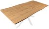 SAM® Esstisch TorbenS, Holz Wildeiche-Optik, Spider-Metallgestell, Baumkante Bild 3