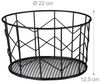 Metall Drahtkorb rund Bild 4