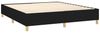 vidaXL Boxspringbett mit Matratze & LED Schwarz 160x200 cm Stoff, Härtegrad: H2 [3135607] Bild 5
