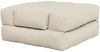 KARUP DESIGN CUBE Futonsessel mit Hocker 90x190 cm Beige Bild 3