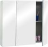 MCW Badezimmerspiegelschrank MCW-B19b-80 mit Ablageflächen, Hochglanz-Optik Bild 2