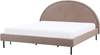Bett mit Lattenrost Bouclé MARGUT 180 x 200 cm Taupe Bild 4