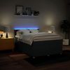 vidaXL Boxspringbett mit Matratze Blau 140x190 cm Stoff 3288995 Bild 5