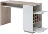 Vente-unique - ANOSKI Barmöbel Holz, Platte BeigeWeiß - B 60 cm x H 100 cm x L 150 cm Bild 5