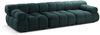 Micadoni Modulares Sofa Bellis 3-Sitzer Boucle Rolf Petrol Bild 2