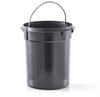 Basera® Kosmetikeimer aus Metall mit Bambusdeckel, weiß, 3 Liter Bild 3