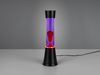 LED Lavalampe ETNA im 90er Jahre Design, Schwarz mit roter Lava, Höhe 39,5cm Bild 3