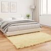 vidaXL Teppich aus Kunstschaffell TAFALLA Creme 160 x 160 cm Polyester 42021510 Bild 4