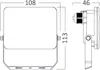 LED Flutlichtstrahler 10W IP65 mit 3CCT kaufen | Braytron Bild 5