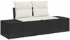 vidaXL Garten Essgruppe mit Kissen 10 pcs Schwarz und Creme 3350005 Bild 4