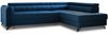 Ecksofa Alice mit Schlaffunktion und Bettkasten, Wohnlandschaft mit einstellbare Kopfstützen, Couch, Sofa, Bettsofa, Schlafsofa (Blau (Kronos 09), Ecksofa Rechts) Bild 2