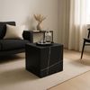 Beistelltisch Ellelu 45x40x40 cm Marmoroptik, schwarz [en. casa] Bild 4