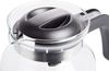 Wenco Premium Glas-Kaffeekanne/Teekanne mit Kunststoff-Deckel, 1,25 l, Transparent, Schwarz (Version 2021) Bild 4