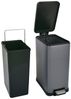 SVITA Mülleimer STM15, Treteimer, Kosmetikeimer, 15L, Stahl pulverbeschichtet, Grau Bild 4