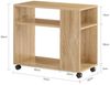 SoBuy FBT34-N Couchtisch, Spanplatte, Melamin, Helle Eiche, 70 x 60 x 35 cm Bild 3