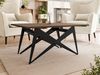 2-in-1 Couchtisch und Esstisch Xorkol (Farbe: Schwarz / Nuss Franklin Tobacco) Bild 2