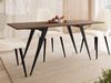 2-in-1 Couchtisch und Esstisch Xorkol (Farbe: Schwarz / Nuss Franklin Tobacco) Bild 3