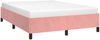 vidaXL Bettgestell Rosa 140x190 cm Samt 347323 Bild 3
