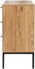 Casâme Sideboard mit 2 Türen und 3 Schubladen aus Rattan L120 cm - JAYA - Helles Holz Bild 5