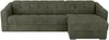 Vente-unique - DARIELO Sofa Stoff Grün - B 223 cm152 cm x H 90 cm x L 275 cm Bild 4