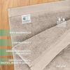 Hausfelder Handtücher Gästehandtücher (Beige, 6 Gästehandtücher 50x30cm), (Set, 6-St), Mit Aufhängeschlaufen, 100% Baumwolle, weich, saugfähig, Uni-Farben Bild 2