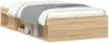 vidaXL Bettgestell Sonoma-Eiche 90x200 cm 3203826 Bild 3
