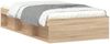 vidaXL Bettgestell Sonoma-Eiche 90x200 cm 3203826 Bild 2