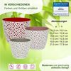Heimwerkercenter Übertopf MePla - 2 Stück Übertopf VERO -ø11cm - weiss/pink Bild 2