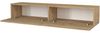 Fernsehschrank Toivakka 135x31x25cm Eiche [en. casa] Bild 5