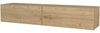 Fernsehschrank Toivakka 135x31x25cm Eiche [en. casa] Bild 4