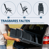 Devoko Klappbarer Gartenstuhl 2er Set, Aluminium, 7-fach verstellbar, max. 160 kg belastbar, wetterfest & ergonomisch, Grau Bild 5