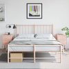 vidaXL Nachttische 2 Stk. Rosa 36x39x60,5 cm Stahl 846461 Bild 3