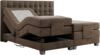 Boxspringbett elektrisch verstellbar, Schlafzimmerbett, Bettkasten - ELEKTRO - 180 x 200 cm - Braun Velvet - H3 Bild 5