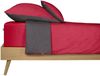 Schiesser Bettwäscheset Doubleface - Feinbiber - 2-teilig - 135 x 200 cm - Rot-Dunkelgrau Bild 2