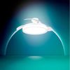 Philips LED Deckenleuchte Bliss 35W DC-Ventilator 28W, einziehbare Rotorblätter, Glitzeroptik, CCT - über Fernbedienung, Dimmer, Dimmfunktion, Ein-/Ausschalter, Farbsteuerung, Fernbedienung, Infrarot inkl, Memoryfunktion, Ventilatorfunktion, dimmbar üb... Bild 4