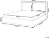 Wasserbett Bouclé BAJONNA 160 x 200 cm Braun Bild 2