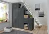 Mehrzweckschrank >MULTIRAUMKONZEP< in Graphit - 80x40x40cm (BxHxT) Bild 4
