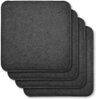 Dynamic 24 Rubberneck Filz Sitzkissen, Dunkelgrau, 4 Stück (1er Pack), eckig Bild 4