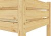 Erst-Holz Etagenbett mit waagrechten Balken, Kiefer, Natur 90x190 Bett Bild 3