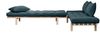 KARUP DESIGN PACE Futonsofa Gestell Natur Matratze Petrol Blau Bild 4