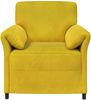 vidaXL 1-Sitzer Sofa Gelb 88 x 83 x 95 cm Samt 42033932 Bild 3