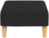 vidaXL Fußhocker Schwarz 77x55x31 cm Stoff 4007364 Bild 5