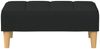 vidaXL Fußhocker Schwarz 77x55x31 cm Stoff 4007364 Bild 4