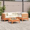 vidaXL 5-tlg. Garten-Sofagarnitur mit Kissen Wachsbraun Kiefernholz 3299427 Bild 3