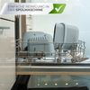 YourCasa Biomülleimer Küche 4L Komposteimer für alltäglichen Biomüll Behälter - Spülmaschinenfest - Geruchsdicht - Sieb - Bio Mülleimer klein mit Deckel Eimer Bioabfallbehälter Biotonne (4L Mint) Bild 3